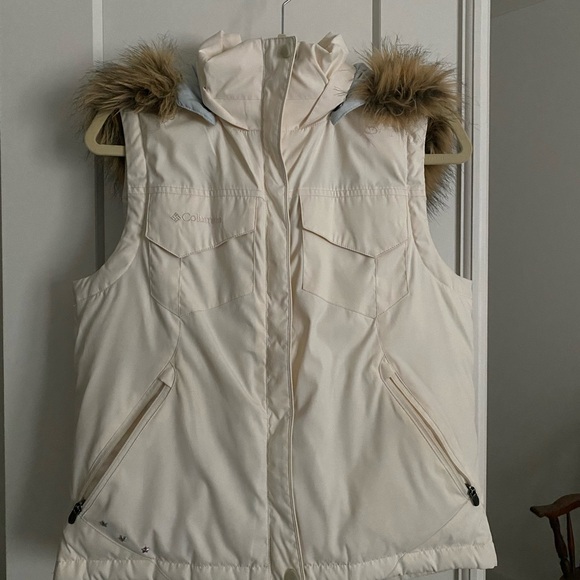 Columbia Cream Down Winter Vest - Picture 1 of 9